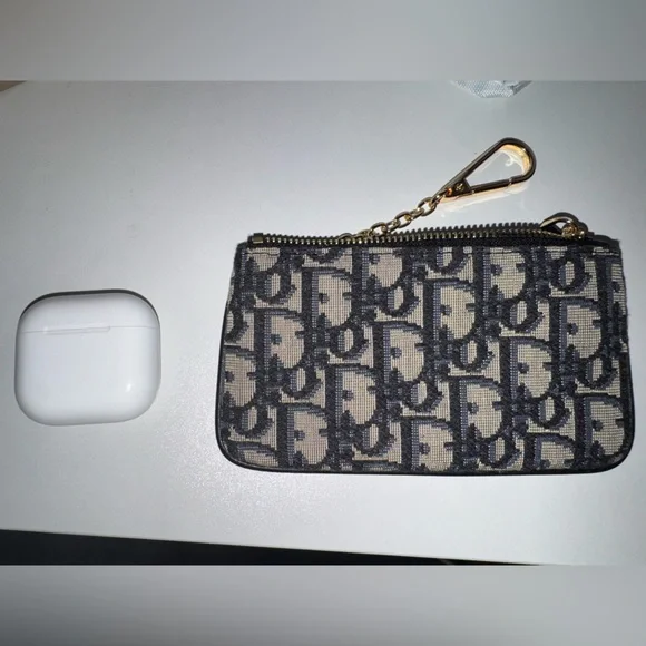 Dior Black and Gold Zippered Pouch - Picture 3 of 3